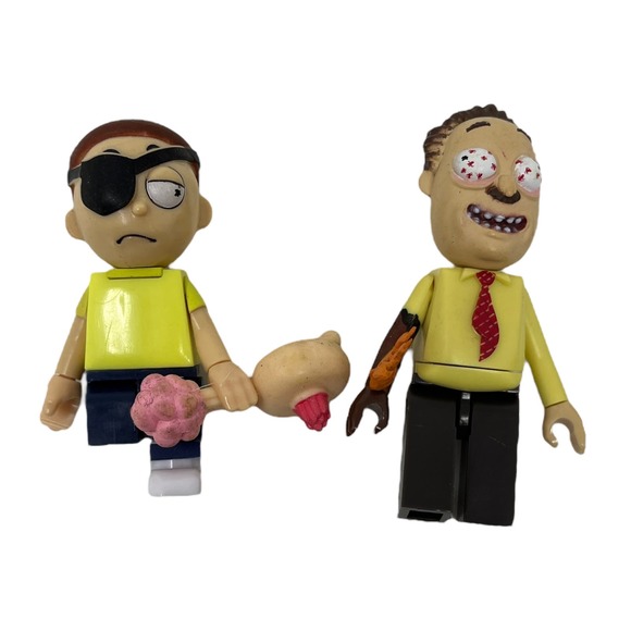 Rick and Morty Mcfarlane Toys Mini Figure‎ Lot, Evil Rick INCOMPLETE - Picture 4 of 9